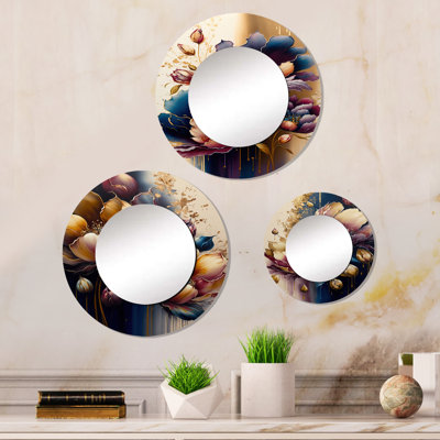 Humeyra Metal Round Mirror