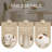 62.99" Modern Cream White Dining Table Set with 6 Chairs,Oval Kichen Table Set For 6, for Kitchen, Breakfast Nook,Dining Room-539561009-539561011