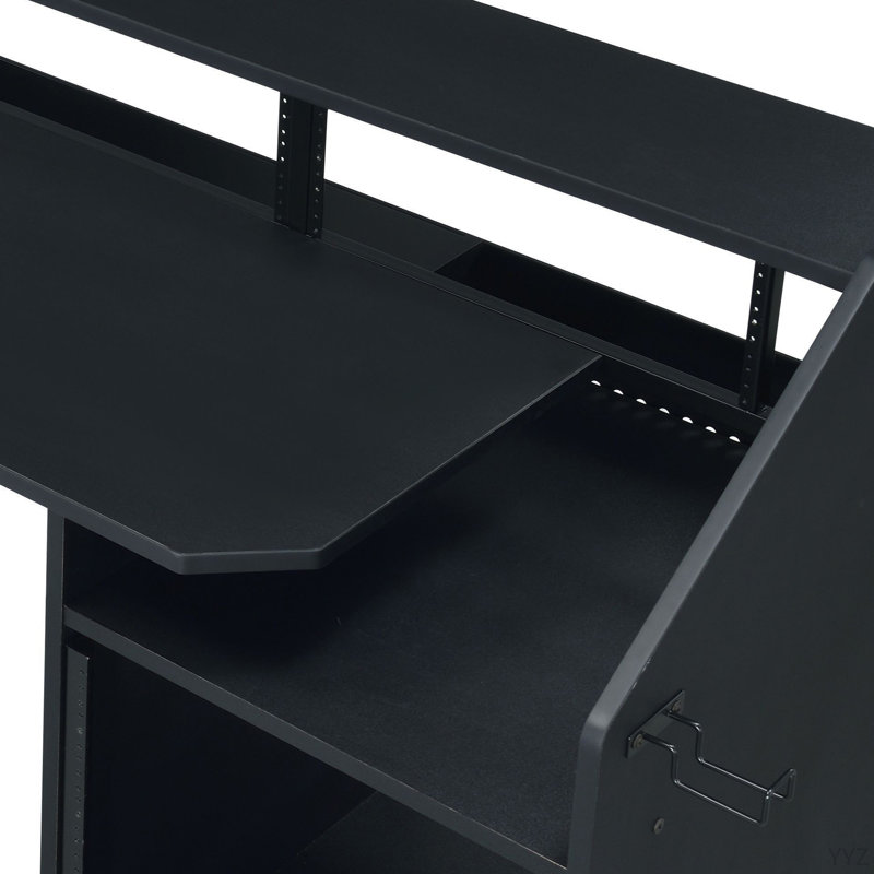 Bureau de musique à finition noire, Noir