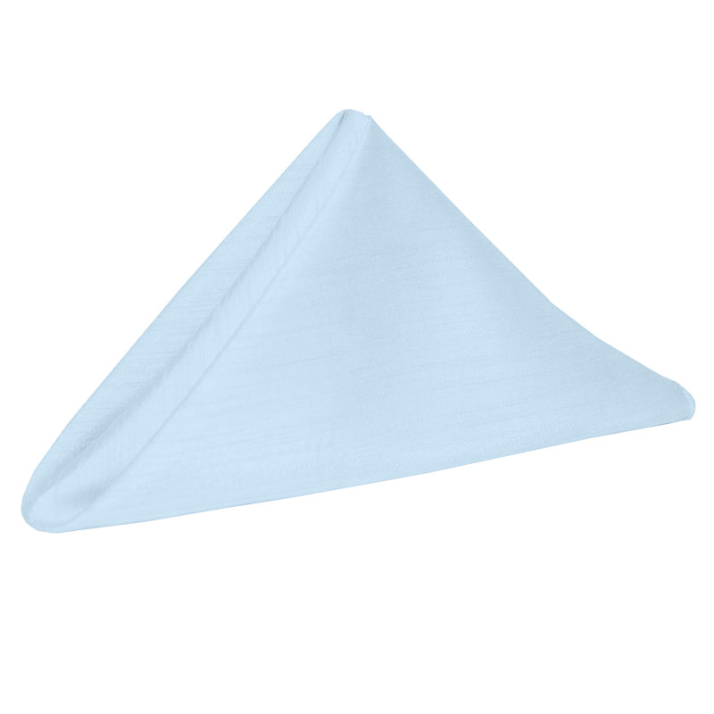 Yulia Silk Square Napkin, Ice Blue, 20" x 20"