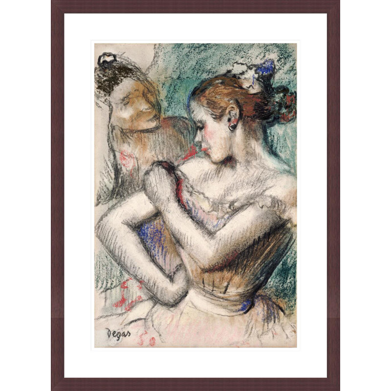 Danseuse par Edgar Degas - estampe numérique encadrée, H 29,5 po x l 21,83 po