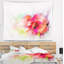 Magnifique tapisserie à aquarelle florale rouge-28488558