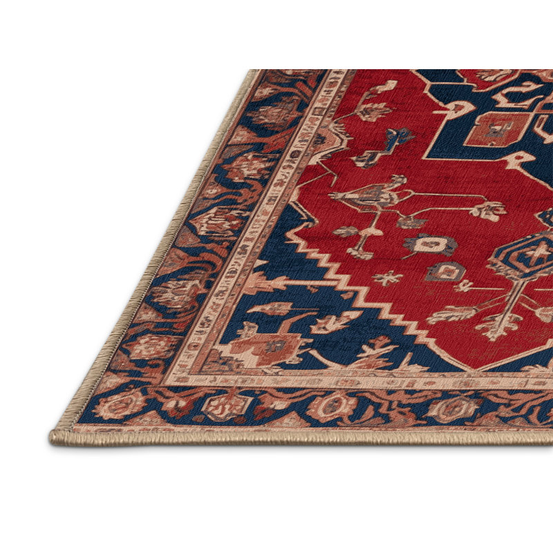 Tapis brun lavable à la machine, Rectangulaire 2 pi x 3 pi
