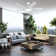 Vaczon 48" 5 - Blade Modern Ceiling Fan with LED Lights and Remote Control