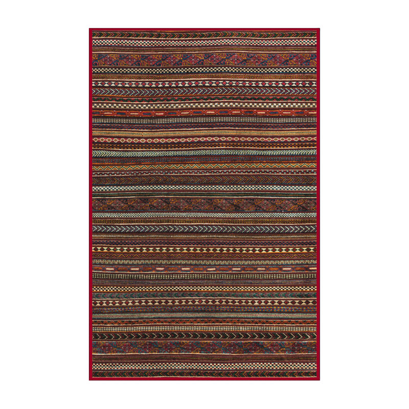 Abstract Indoor Rug, Rectangle 7' x 10'
