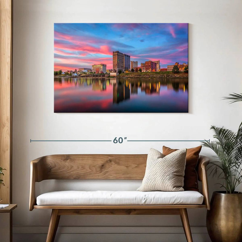 Nicci Charleston River Skyline, H 30 po x l 45 po