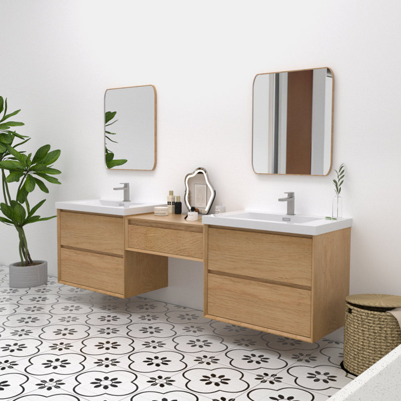 Ensemble de meuble-lavabo flottant 90 po Mellani