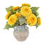 Sunflowers Arranged in Stone Vase