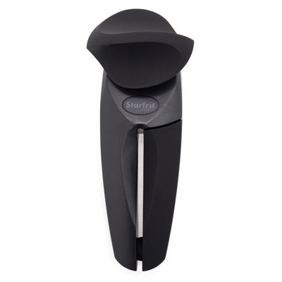 Starfrit® Mightican Heavy-Duty Non-Slip Knob Can Opener, Black