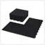 Carreaux de terrasse 12 x 12 pouces, imperméables et antidérapants pour une utilisation extérieure et intérieure, capacité de poids élevée, motif de rosette, paquet de 12-114650026