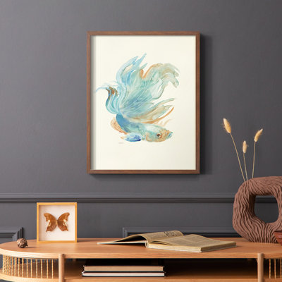 Betta I, reproduction encadrée - bois massif