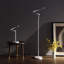 Lampe sur pied 52 po en forme de tube courbé en S 52