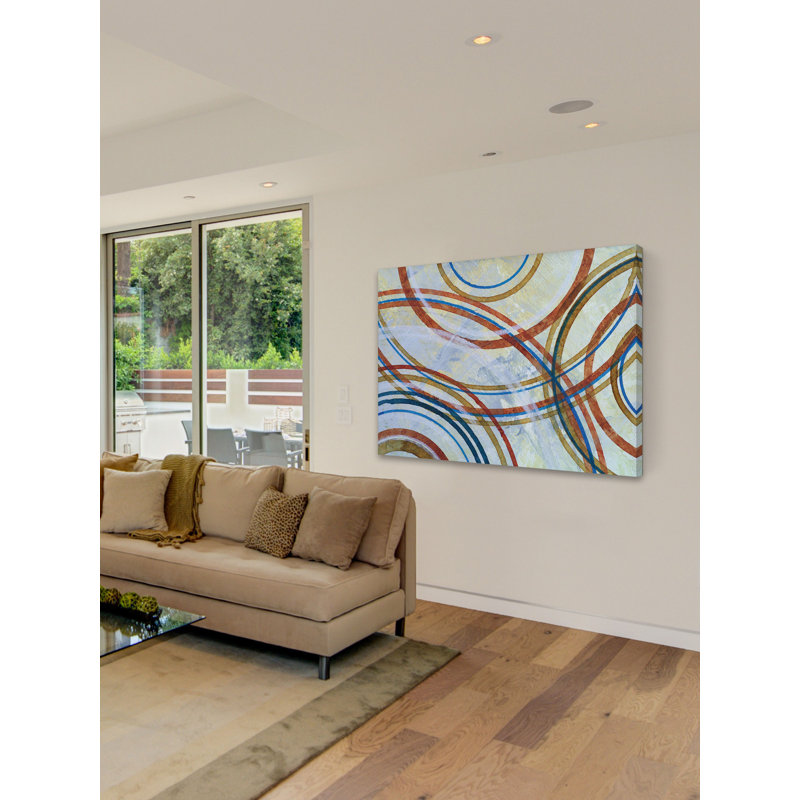 « visionnaire extracts », reproduction d’art sur toile tendue, H 30 po x l 45 po x P 1,5 po
