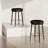 24.75'' Modern Counter Stools Set of 2,Black Counter Stools with iron Frame,Sponge cushion,Footrest,suitable for Kitchen/Bedroom/Dining Room-26516581