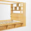 Lit plateforme à baldaquin avec tête de lit de rangement, prises USB, éclairage DEL RVB et rangement sous le lit, style moderne, chambre à coucher-1989793481-1989793487