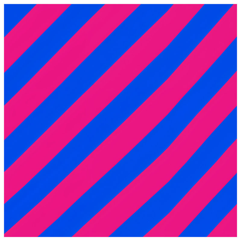 Pink Striped Quilted Thin Bedspread, Twin