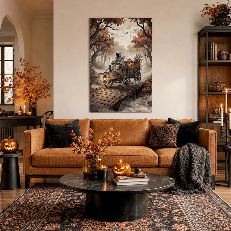 Art mural sur toile à capuche, H 48 po x l 36 po