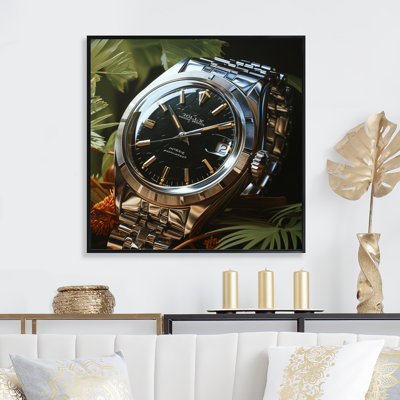 «Luxury Watch Silver Dawn I», reproduction sur toile