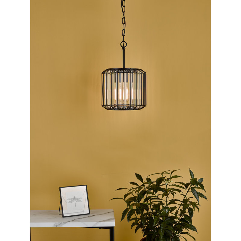 Bidle 1 - Light Matt Black Jar Pendant