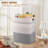 Large Woven Cotton Rope Laundry Hamper With Reinforced Handles - Collapsible Storage Basket For Clothes, Blankets, Toys - Decorative Organizer For Bedroom, Living Room, Nursery-907013718