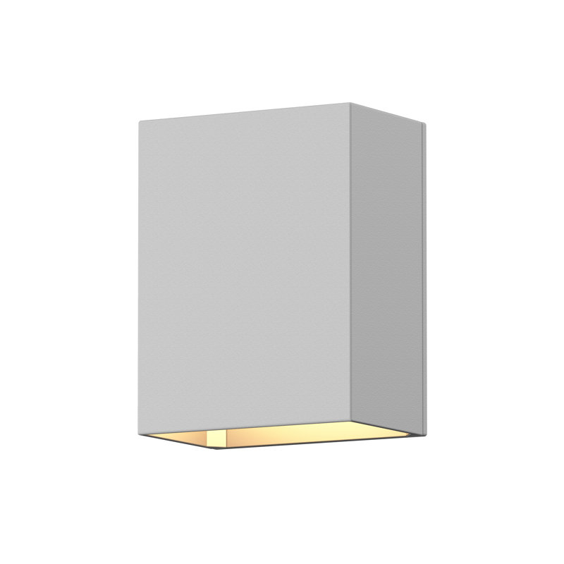 Box LED Outdoor Flush Mount, White