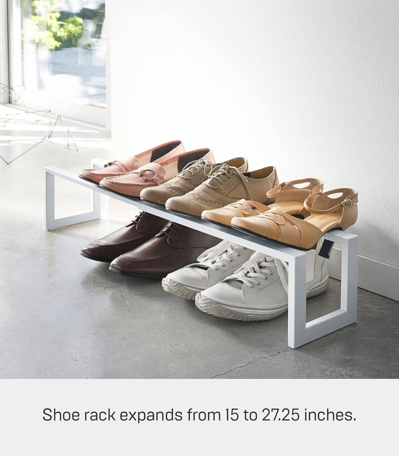 Latitude Run® Expandable Adjustable Shoe Rack For Entryways And Closets ...