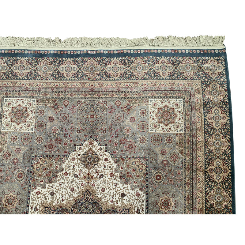 Rectangle Machine Tufted Silk Area Rug