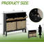 20 Pair Flip Down Shoe Storage