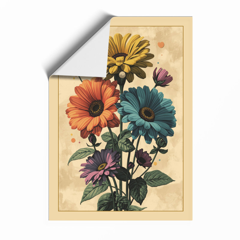 Study In Bloom Botanical - Print, Unframed, A4 - 29.7 x 21.0 cm