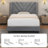 Permelia Upholstered Bed Tufted Headboard with Wing Side-1010283414-1064471277