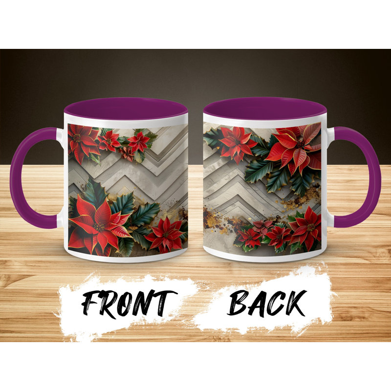 Ceramic Coffee Mug, Purple