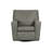 Kameron Gliding Swivel Power Recliner With Brushed Graphite Fabric - Made In USA-115954578