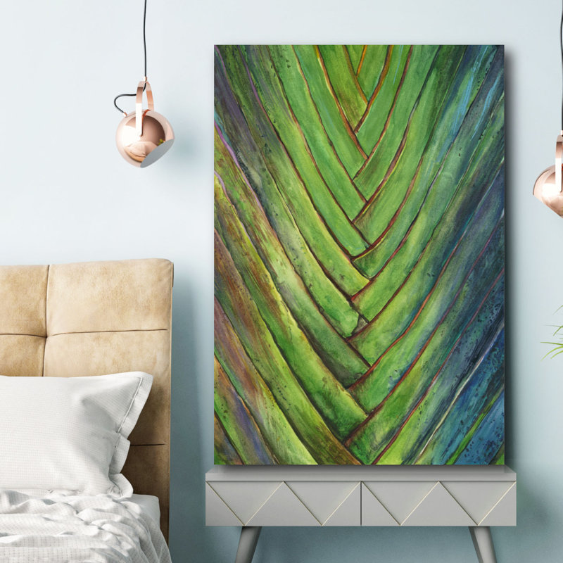 « tropical crop i », reproduction d’art sur toile tendue, H 18 po x l 12 po