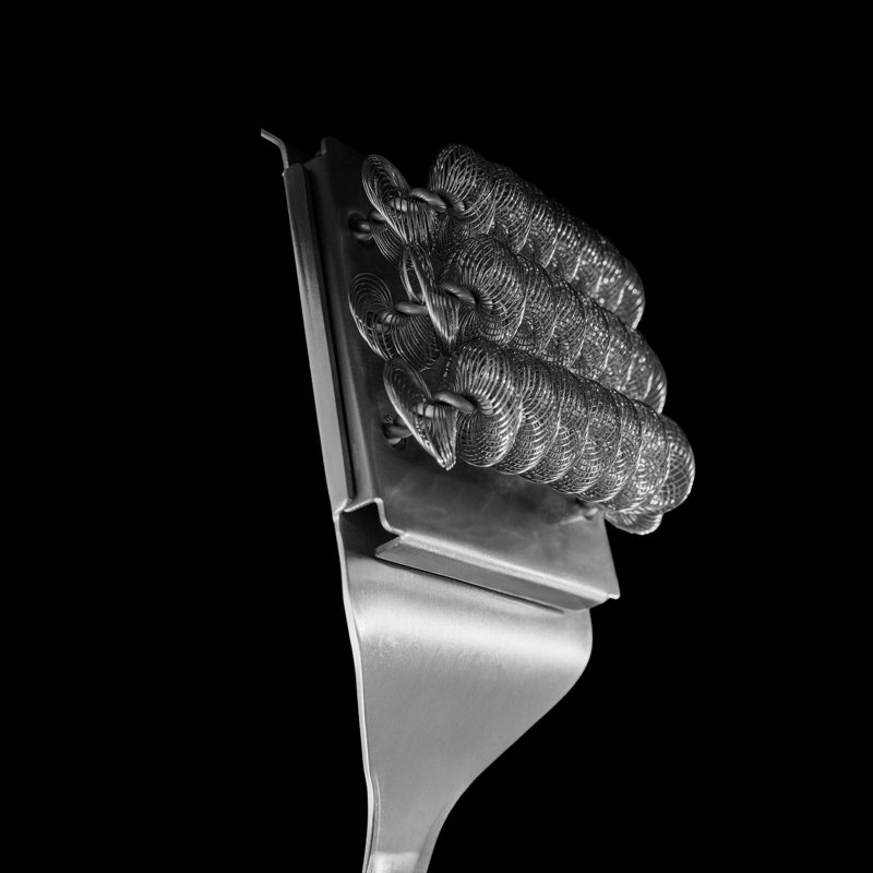 Kamado Joe Grill Tools - Grill Cleaning Brush with Scraper