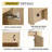 36''Wall-Mounted Bathroom Vanity With Ceramic Sink