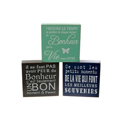 Text & Numbers Box Signs & Plaques
