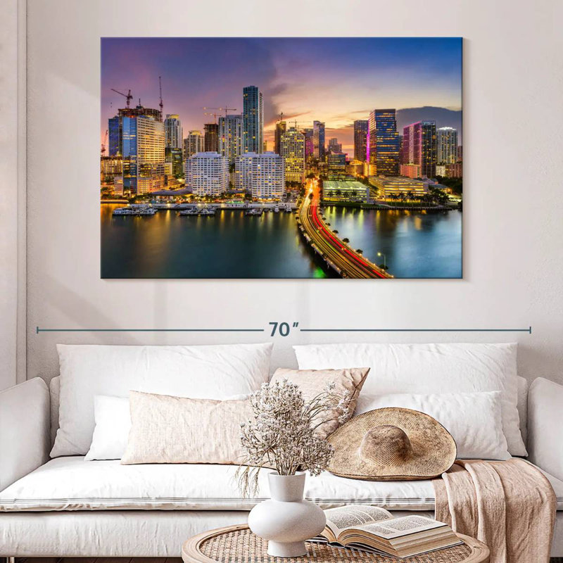 Horizon de Sirci à Miami, H 34 po x l 51 po