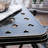 Square Outdoor Bistro Table Umbrella Hole , 30.5 " W 30.5 " D