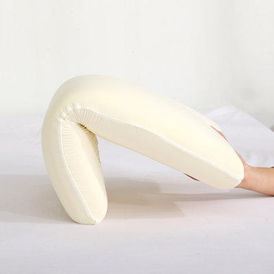 Qbedding PiloMio® Loft Memory Foam Cervical Support Pillow – Medium Firm High-Rebound Contour Design