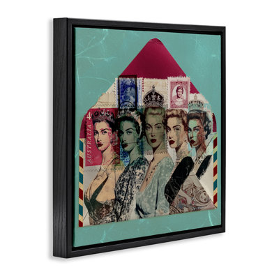 Cadre flottant rétro de la collection Queens Vintage, design par Annabelle Hall