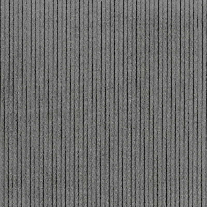 Revêtement de siège en velours côtelé gris