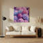 Aquarelle botanique 14, art mural mauve en métal-39570513