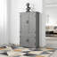 Armoire de maison de ferme, armoire de rangement d'appoint, armoire de cuisine autoportante-1927918143