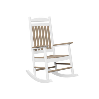 Casual Back Outdoor Rocker Chair