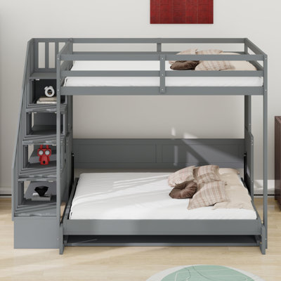 Lit escamotable convertible avec fonctions lit mezzanine