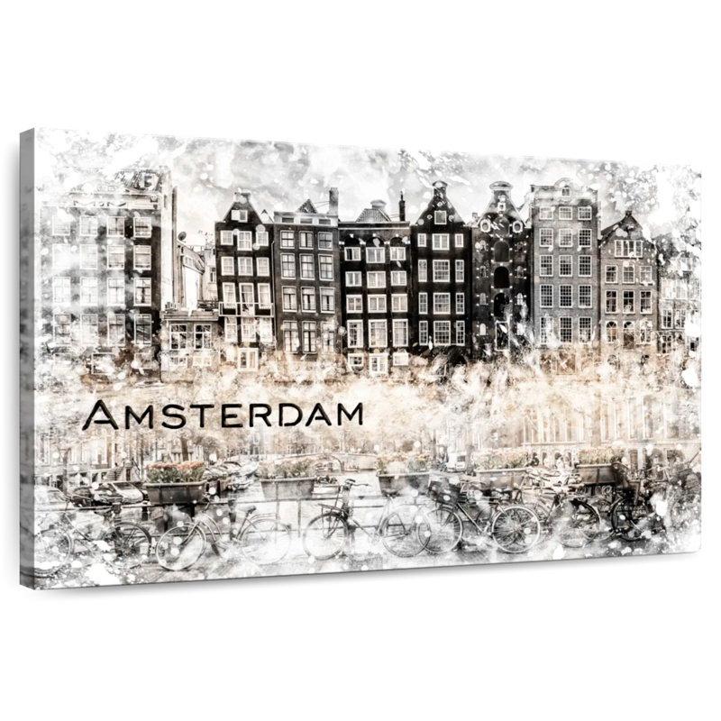 Sireci Amsterdam Collage, 34" H x 51" W