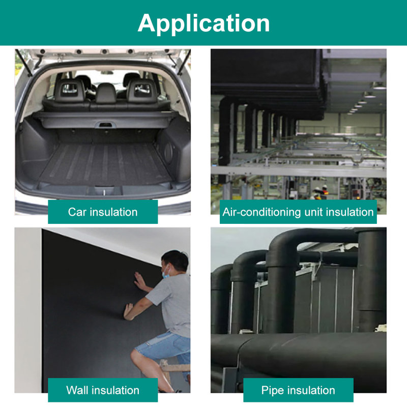 Rubber-Plastic Thermal Insulation Foam 39.4*19.7 Inch Self-Adhesive Wall Panels, 40" H x 20" W