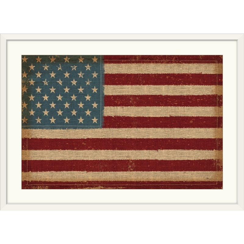 «usa strong, impression de graphisme, Cadre noir, H 20 po x l 26 po x P 1 po