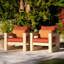 Chaise de patio avec coussins Sehrish-809701067