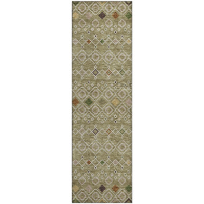 Premium Machine Washable Prisco Sage Rug